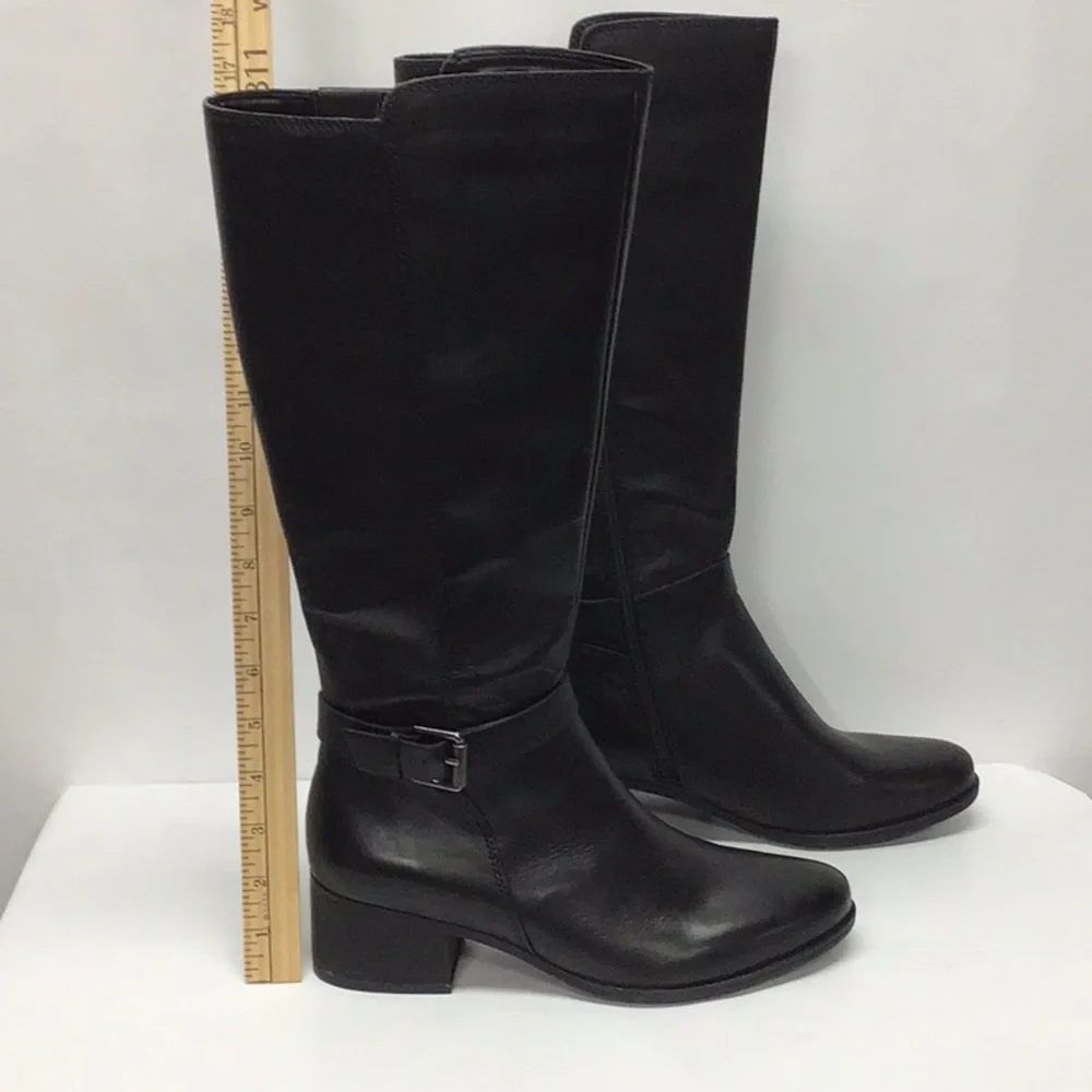 Naturalizer KALONA - NWOT black leather tall boots size 9M - Picture 5 of 8